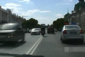 Омская полиция, как останавливать мотоциклистов