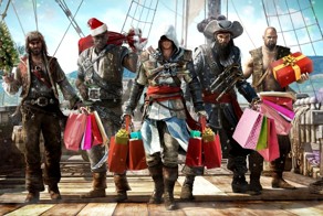   	 Ассасин и компания с рождественскими подарками