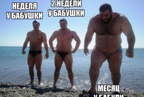 Месяц у бабули