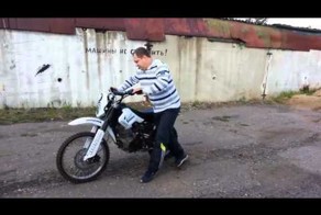 Чайник на enduro. Жесть