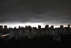 Ливень в Москве 29.05.2015г. Тропарево-Никулино