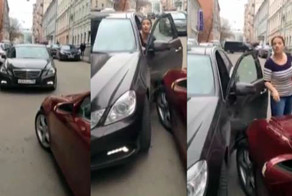 Задушевная беседа после ДТП (фото+видео)