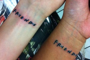 Парные татуировки для друзей