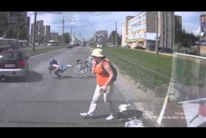 Авария с велосипедистом на ПП