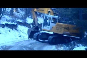 Подборка - Гусеницы на льду