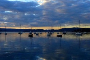 Очень красивый вечер в Австралии