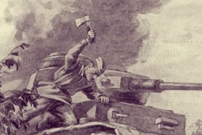 С топором на танк