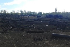 Поселок Победа на Донбассе ВСУ обстреляли из танков