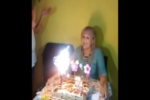 Ритуальное сожжение бабушки в честь дня рождения