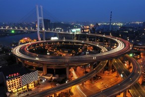 Дорожная развязка в Шанхае