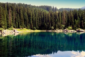 Сказочное озеро Карецца в Италии