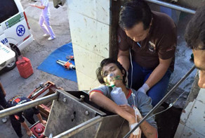 Парень залез в измельчитель для льда