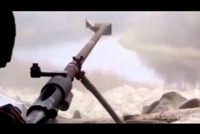 Горит блокпост ВСУ Стрельба ДНР из ПТР