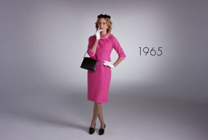 100 лет женской моды за две минуты