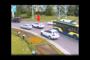 Злой троллейбус  в Краснодаре