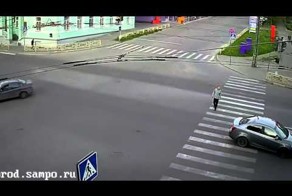 Авария с велосипедистом в Петрозаводске
