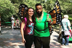 Мистер Ти в костюме бабочки 