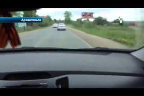 В Архангельске пьяный лихач устроил с инспекторами GTA гонки