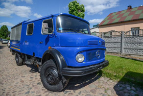Ретрообзор пожарной машины Mercedes