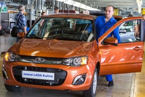 На АвтоВАЗе началось серийное производство Lada Kalina-2 (16 фото)