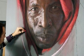 Рубен Беллонсо Адорна и его фотореалистичные портреты