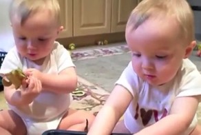 Папа чихнул при близнецах. Их реакция заставит улыбнуться любого