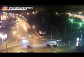 Астрахань Лобовое столкновение на перекрестке 