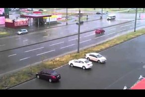 Сбежал после аквапланирования