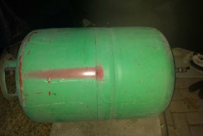 Печь для пиццы из газового баллона