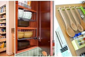 14 хитростей, которые позволят вам сэкономить пространство на кухне