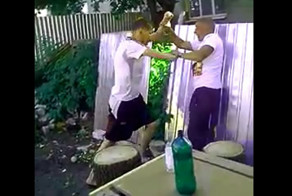 Бойцы синего фронта