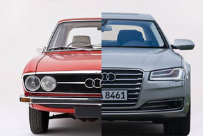 История флагманских седанов Audi