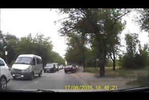 Ока вслепую через ряд