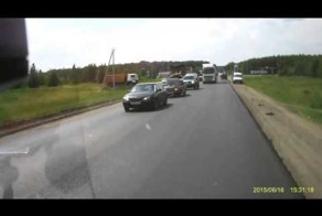 Не справился с управлением газели