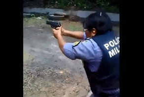 Бразильская полиция стреляет