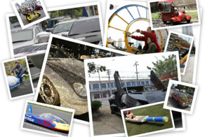 Самые необычные средства передвижения (31 фото)