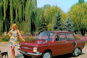 Девушка и автомобиль, ретроспектива