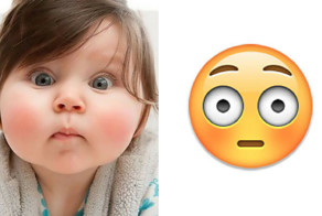 11 малышей, которые похожи на смайлы эмодзи