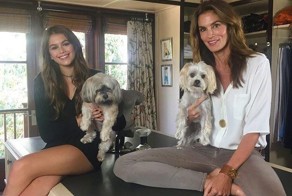 Доказательство того, что дочь Синди Кроуфорд это её уменьшенная копия