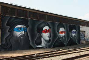 Художников эпохи Возрождения изобразили в виде черепашек-ниндзя