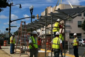 Автобусная остановка в США стоимостью 1 миллион долларов