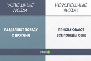 15 отличий успешного человека от неуспешного