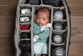 Мой папа — фотограф  или малыши в фотосумках