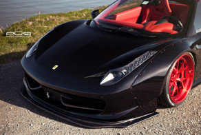 Кабриолет Ferrari 458 в японском стиле