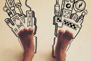 Необычное селфи ног от Uttam Sinha