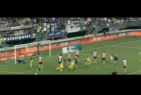 Фантастический гол пяткой 