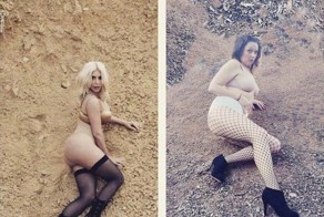 Девушка пародирует фотографии знаменитостей, чтобы показать насколько их фотографии глупые