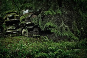 Кладбище старинных автомобилей (14 фото+видео)