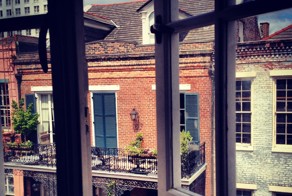 А из нашего окна