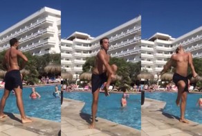 Даже Бейонсе будет впечатлена танцем этого инструктора по аквааэробике